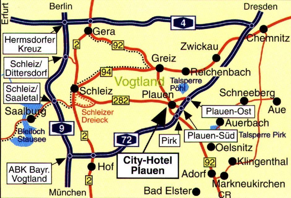 City-Hotel Plauen Zewnętrze zdjęcie